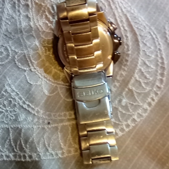 Seiko watch chronograph with alarm - Picture 3 of 4